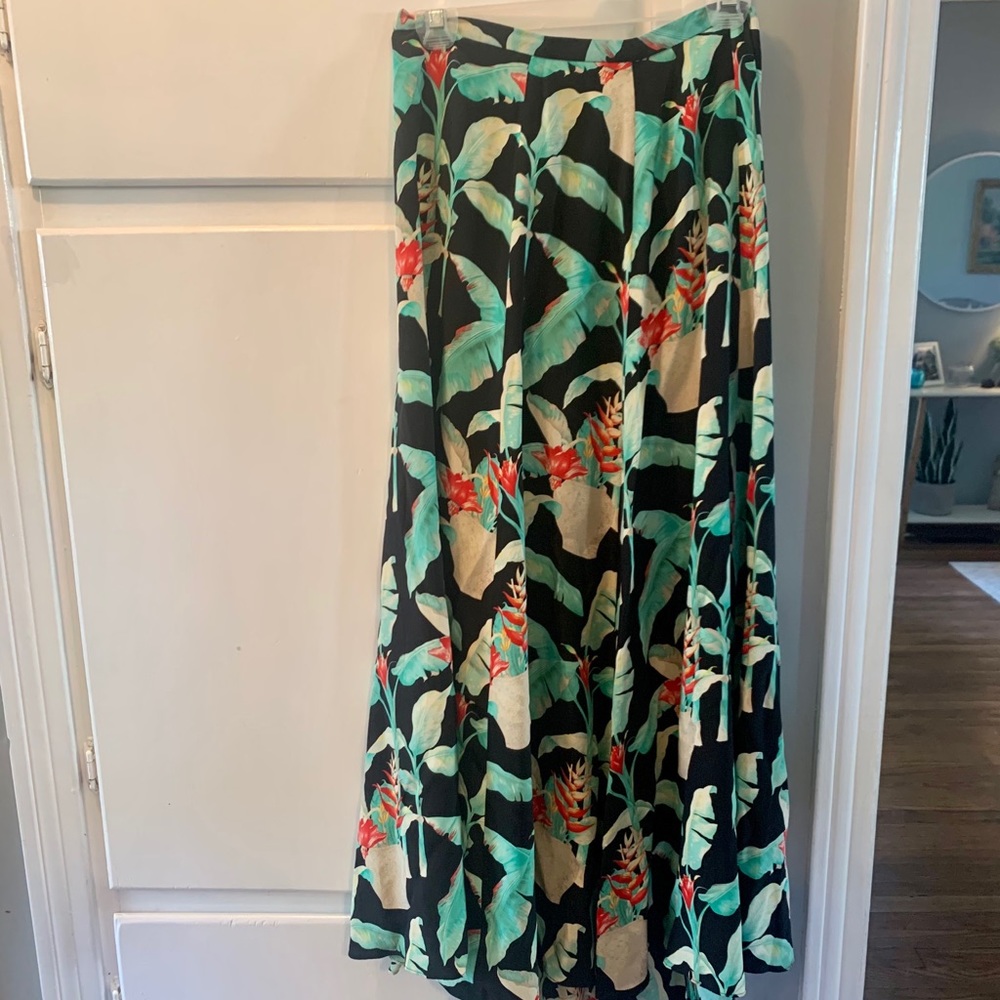 Ann May women’s silk midi skirt/like new/sz 14